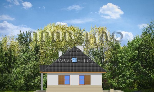 Проект классического загородного коттеджа S8-137-1 (Гаргамель)