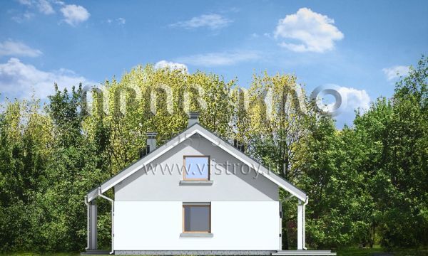 Проект одноэтажного коттеджа с большими окнами S8-131 (Кайтек)