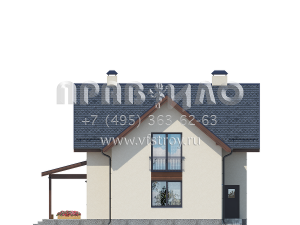 Проект коттеджа из газобетона S7-188 (3-11а)