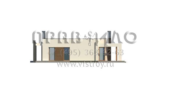 Проект загородного ранчо  S3-123-2 (ZX106)