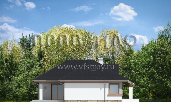 Проект дома из керамических блоков S8-153 (Самшит)