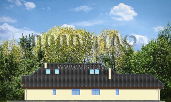 Проект одноэтажного дома для проблемного участка S8-223 (Такса 3)