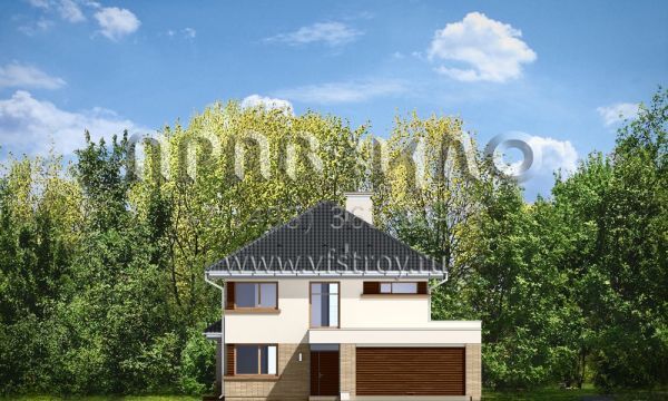 Проект загородного коттеджа в современном стиле S8-259 (Гелиос)