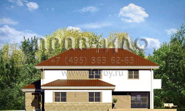 Проект коттеджа с пятью спальнями S8-329 (Кассиопея 6)