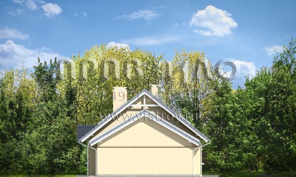 Проект дома с угловым кухонным окном S8-189 (Оптимальный 2)