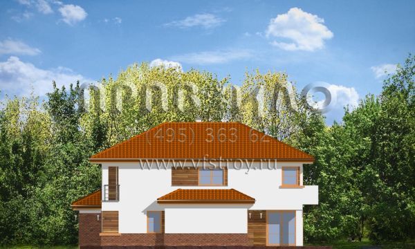 Проект коттеджа на две семьи S8-255 (Кассиопея 2)