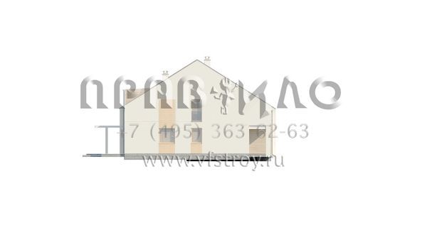 Проект дома на две семьи  S3-198-3 (ZB13)