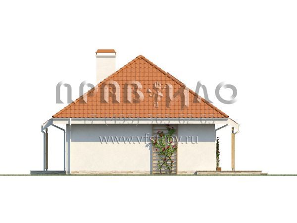 Проект удобного одноэтажного дома с мансардой S3-186 (Z169)