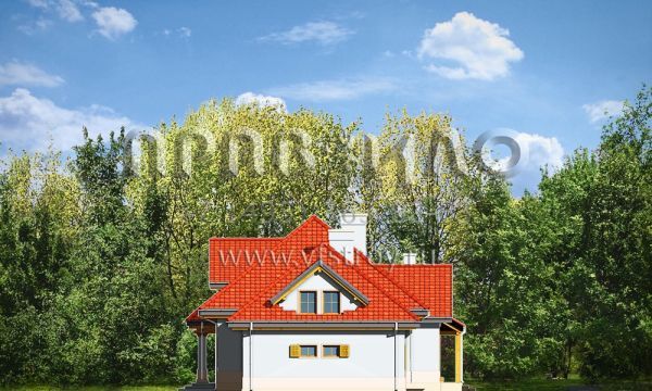 Проект дома с люкарнами S8-261-1 (Рубин 2)