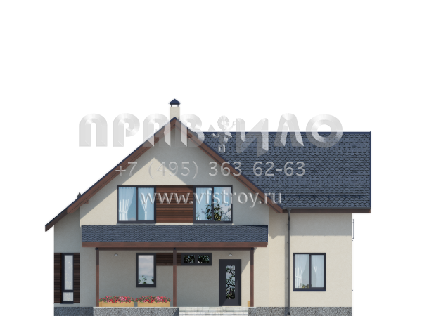 Проект коттеджа из газобетона S7-188 (3-11а)