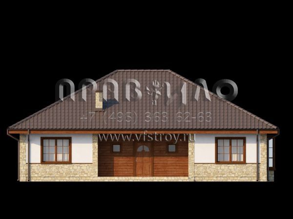 Проект просторного одноэтажного дома S3-134 (Z10)