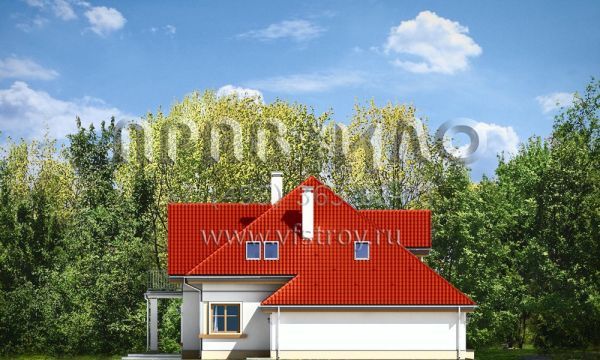 Проект красивого коттеджа S8-263 (Амадеус)