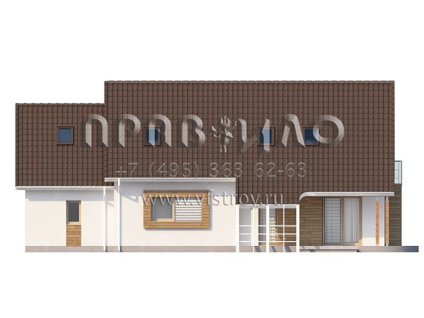 Проект комфортабельного дома с крытой террасой S3-218 (Z103)