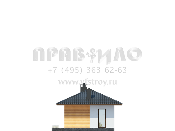 Проект одноэтажного загородного дома S7-95 (3-47а)