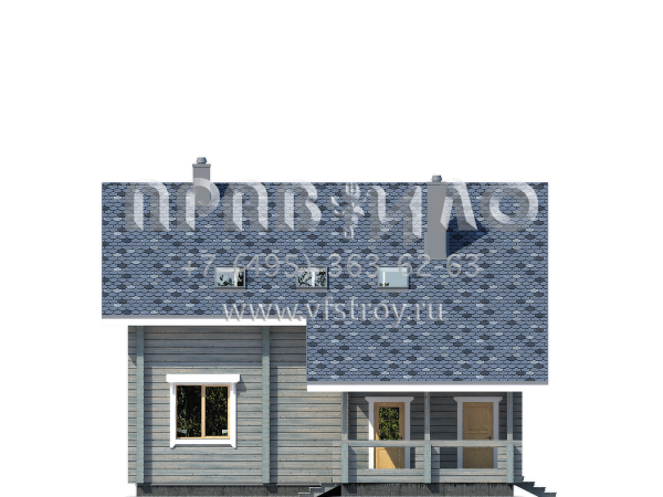 Проект экономичного деревянного дома S7-146(1-39)