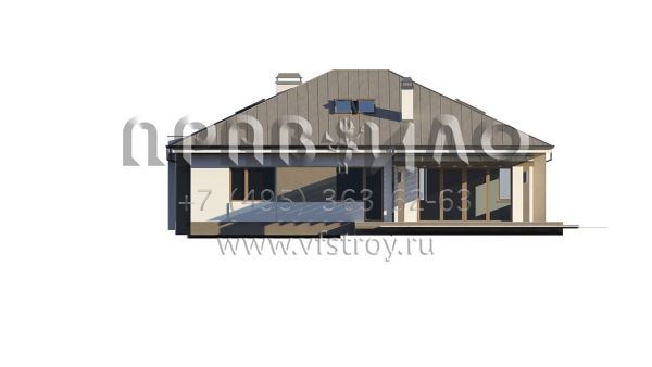 Проект элегантного загородного коттеджа S3-252-2 (Z158)