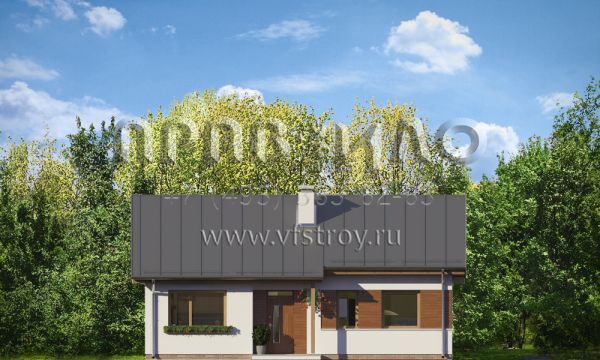 Проект классического коттеджа S8-80 (Божья Коровка)