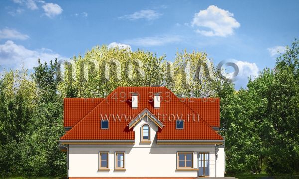 Проект коттеджа в классическом стиле S8-246 (Вероника)