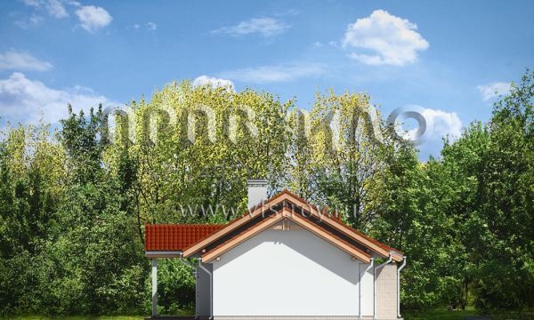 Проект компактного одноэтажного коттеджа S8-108-1 (Жемчужина 2)