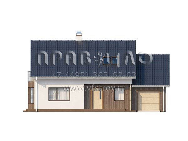 Проект комфортабельного дома для строительства на небольшом участке S3-180 (Z120)