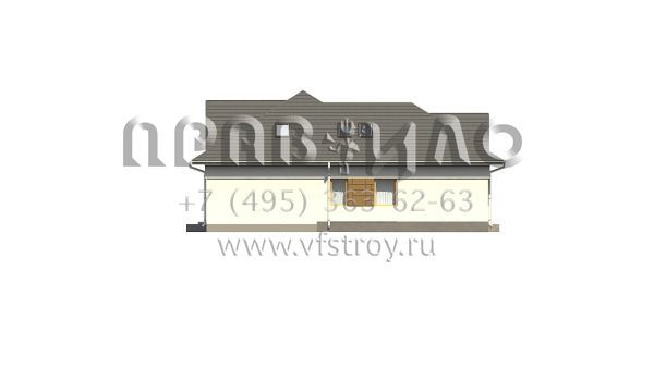 Проект Г-образного дома с встроенным гаражом на два автомобиля  S3-275 (Z306)
