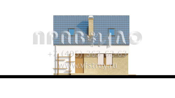 Проект частного дома для размещения на приусадебном участке S3-101 (Z221)