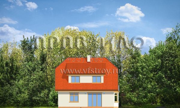 Проект солидного коттеджа из керамических блоков S8-216-2 (Солидный)