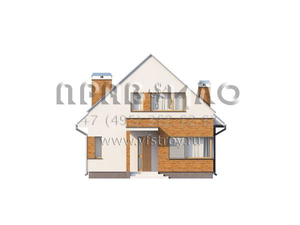 Проект функционального дома с мансардой  S3-111 (Z112)