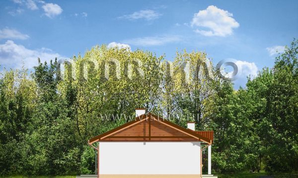 Проект коттеджа из поризованной керамики S8-110-3 (Солнечный)