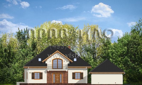 Проект коттеджа без гаража S8-231-3 (Филипп)