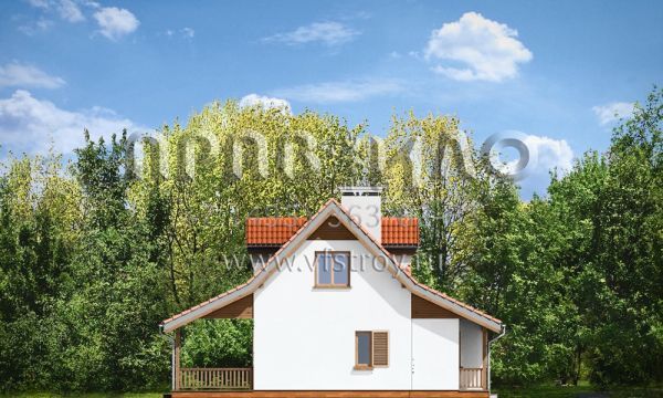 Проект стильного дома из керамических блоков S8-106 (Сосенка 5)