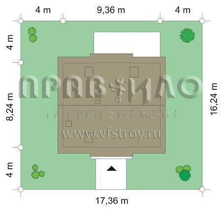 Проект яркого загородного дома S8-119 (Приключение)