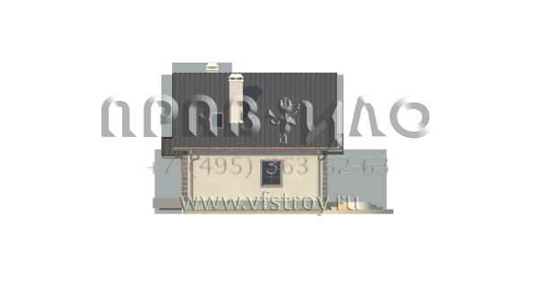 Проект коттеджа с мансардой S3-108 (Z1 bl)