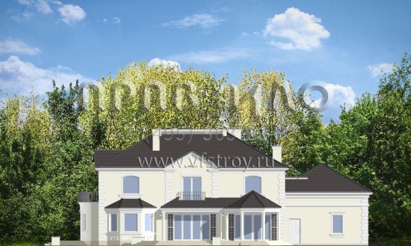 Проект особняка с эркерами S8-728 (Регент)