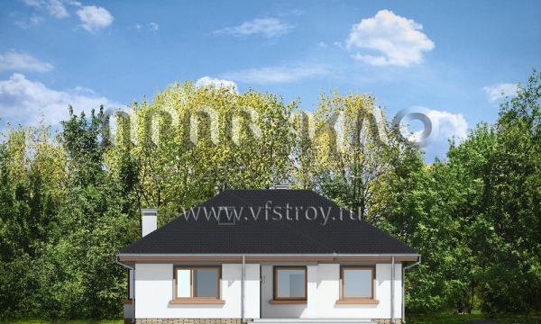 Проект дома из керамических блоков S8-153 (Самшит)