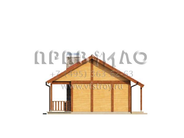 Проект загородного дома для двоих  S3-38 (Z42)