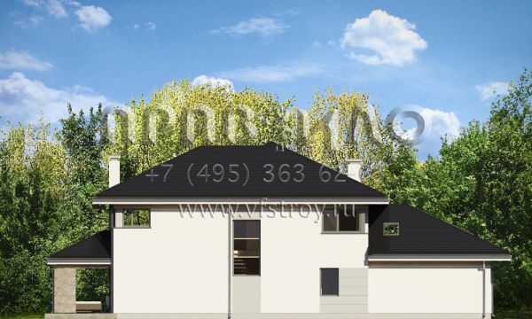 Проект городской виллы S8-365 (Дом с Видом 2)