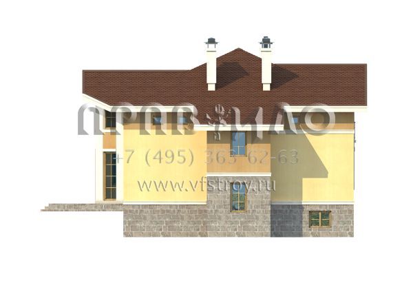 Проект комфортабельного трехэтажного особняка S7-409(3-34)