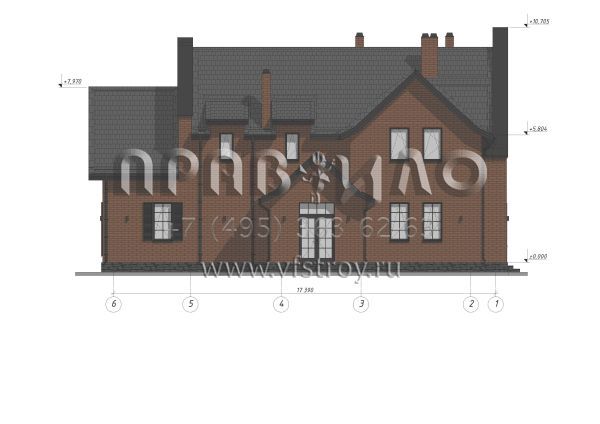 Дом в стиле Тюдоров S-265