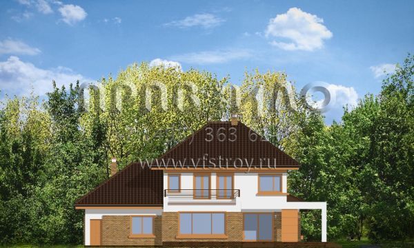 Проект дома из силикатных блоков S8-361-1 (Сладкий)