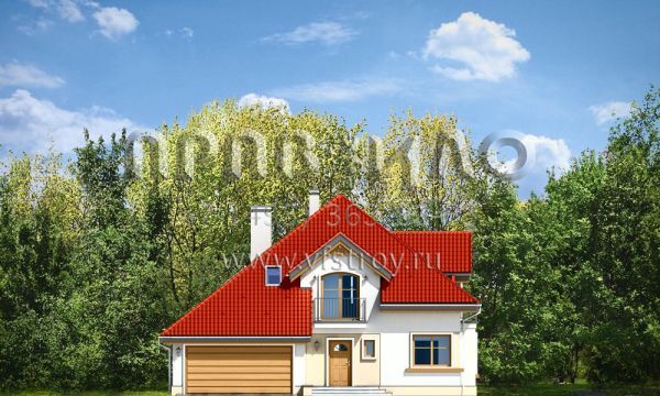 Проект красивого коттеджа S8-263 (Амадеус)