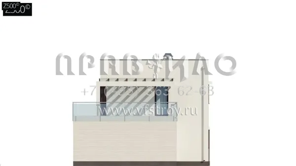 Проект c четырехскатной крышей и плитным перекрытием S3-130 (Zx63 B pk)