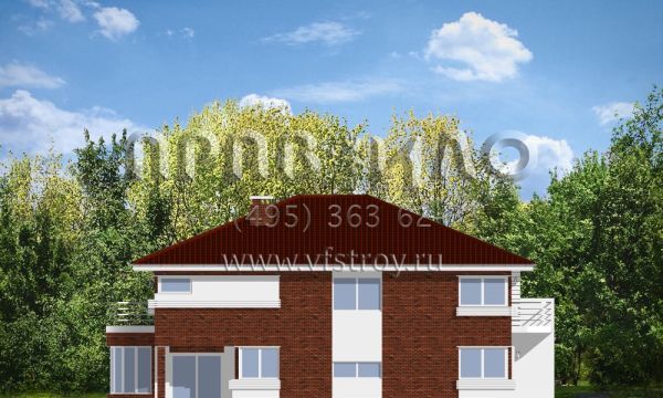 Проект коттеджа с угловыми окнами S8-451-2 (Габриэль 3)