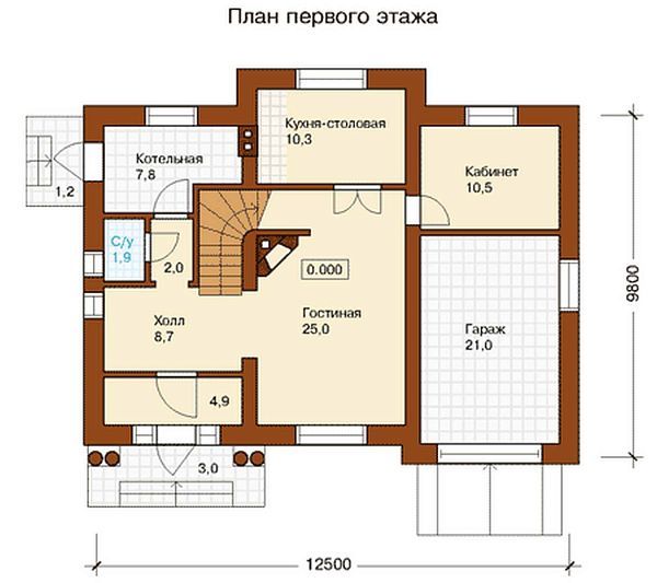 Уютный Коттедж S6-212(L-212-1K)
