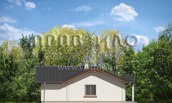 Проект дома с внутренней террасой S8-151 (Милусь)