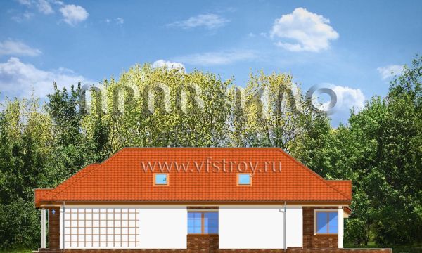 Проект вытянутого одноэтажного дома S8-139-1 (Такса)