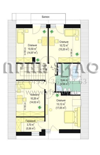 Проект современного загородного дома S8-180 (Лена)