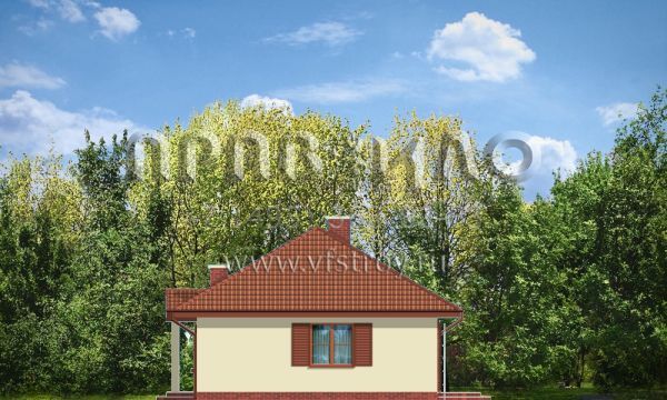 Проект скромного коттеджа для большой семьи S8-133 (Доминик)