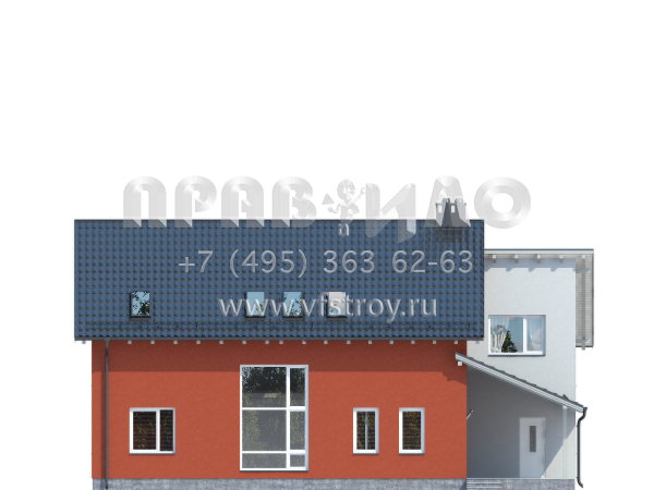 Проект коттеджа "Бавария" S7-229(3-44)