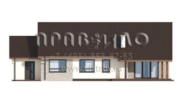 Проект энергоэффективного дома из кирпича, керамических блоков или газобетона S3-143-2 (Z98 L GP)